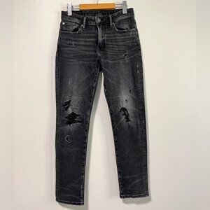 American Eagle Men’s AirFlex 360 Black Distressed Jeans Size 30x32